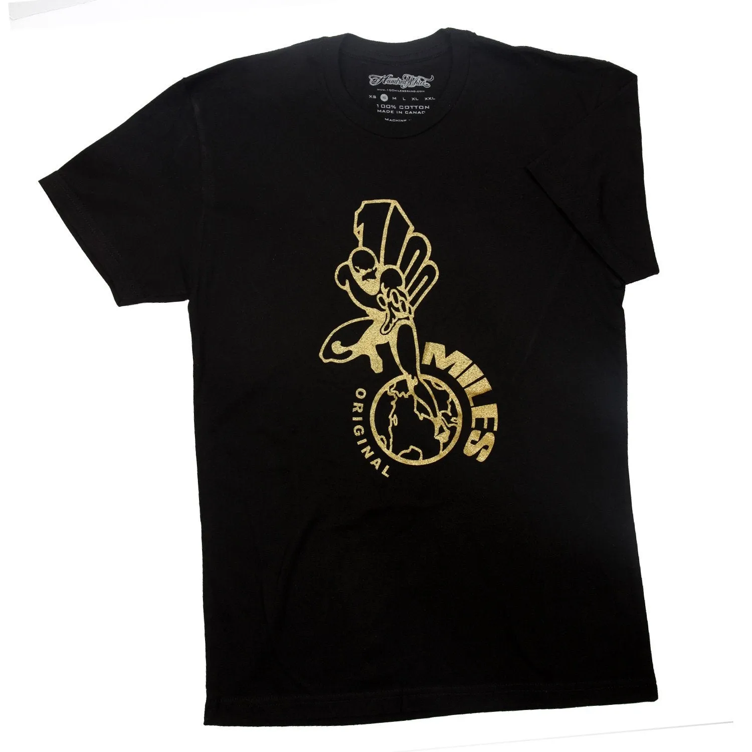 100 Miles Classic Logo Tee - Black