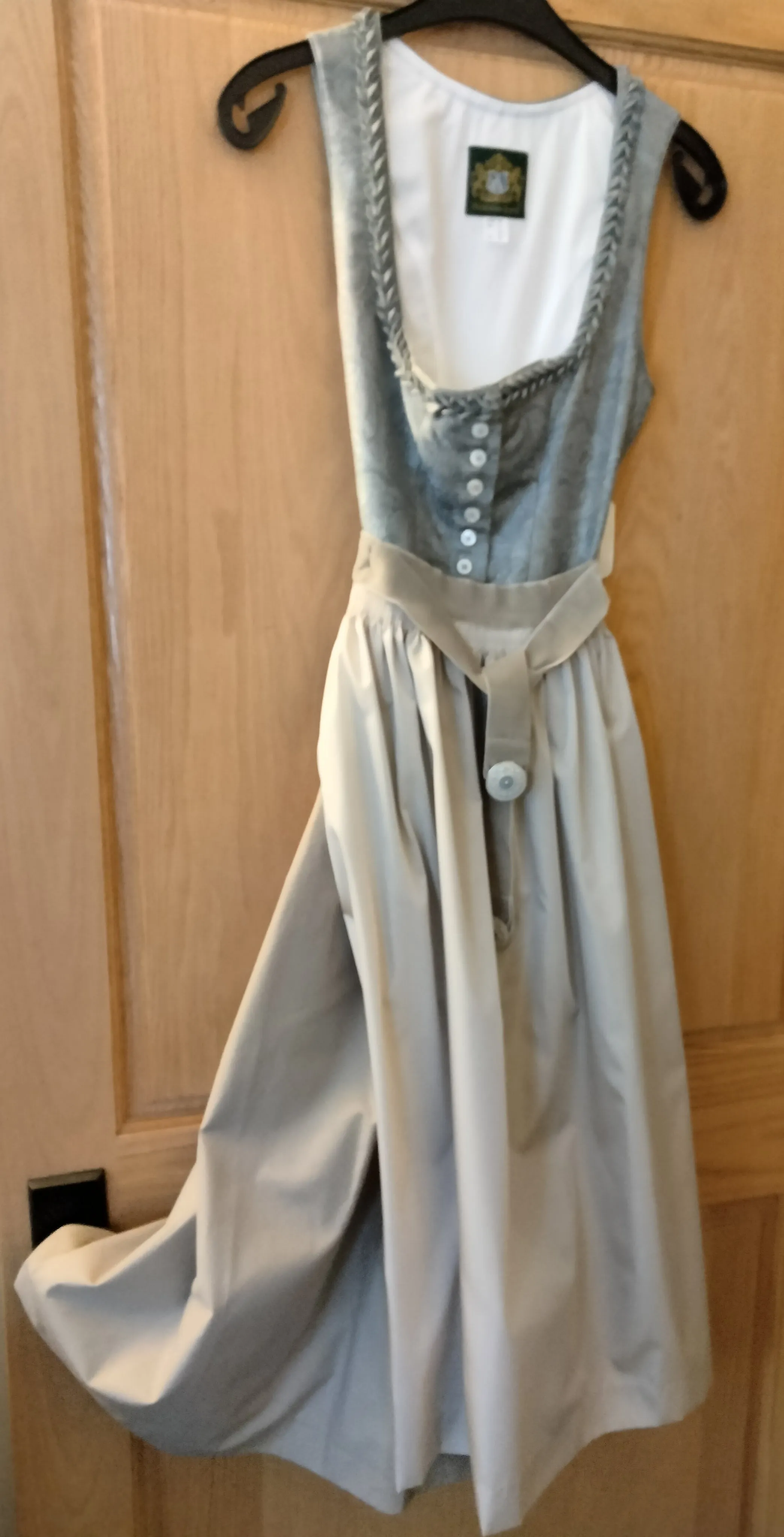 2222009-08 Elegant HAMMERSCHMID Schliersee, Blue/ Beige Combination , Size 38