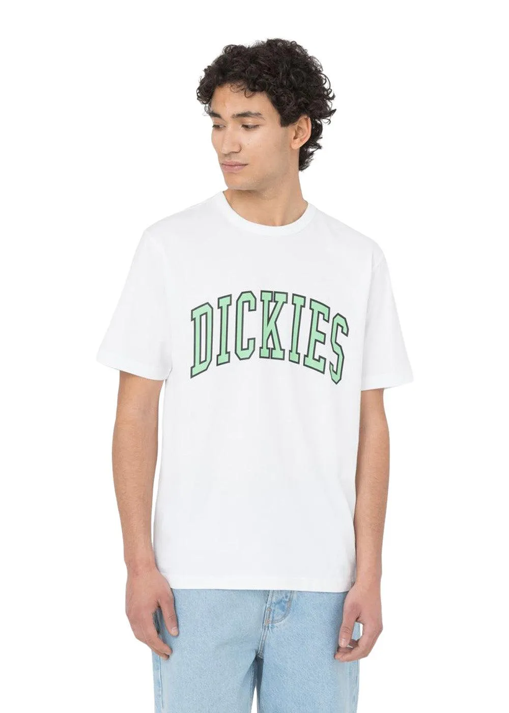 AITKIN TEE - Wht/Apple Mint