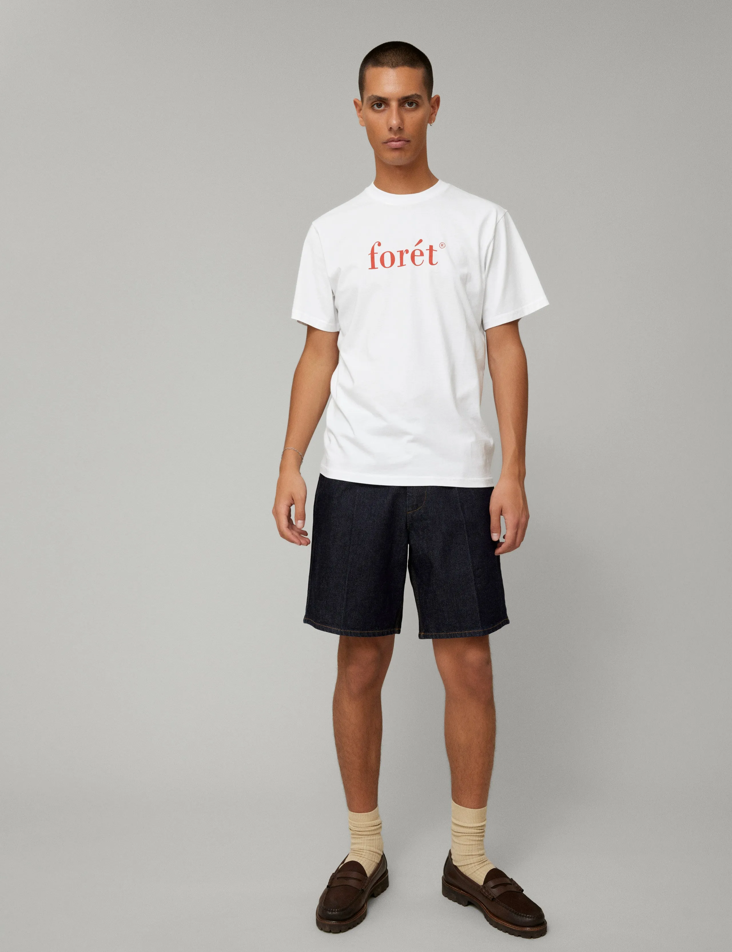AMBER T-SHIRT - WHITE/RED
