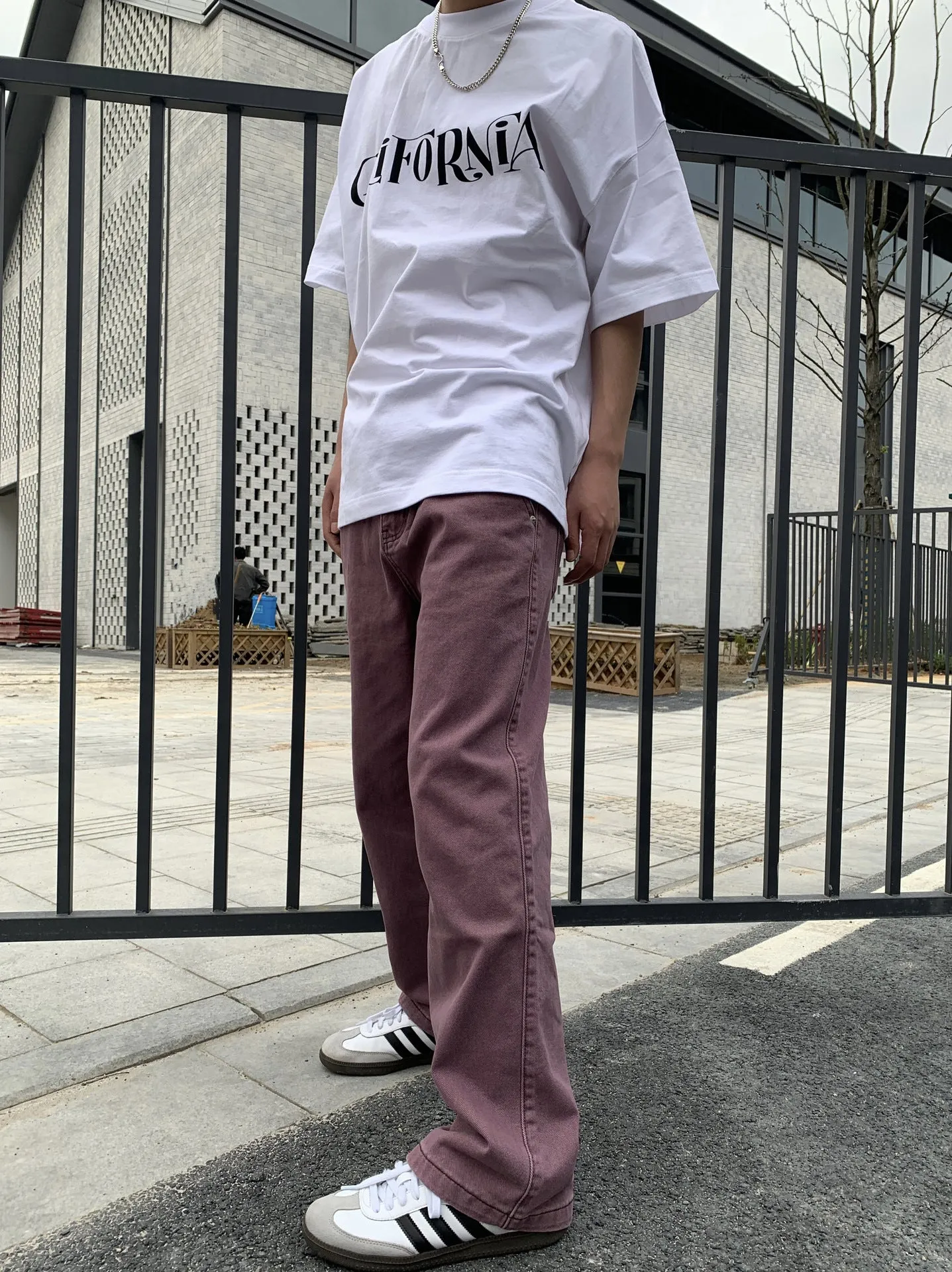American high street niche hip-hop jeans men's summer new straight pants retro casual versatile pants
