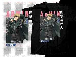 Anime Armin Otaku Graphic Png Digital Download