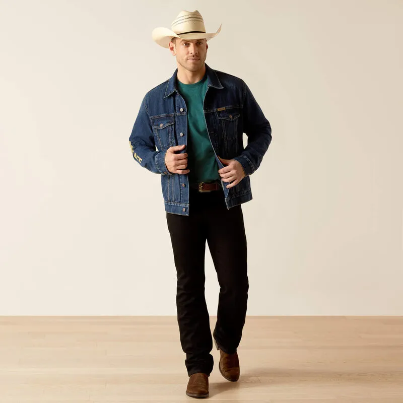 Ariat Men's Denim Team Trucker Jacket, Richford