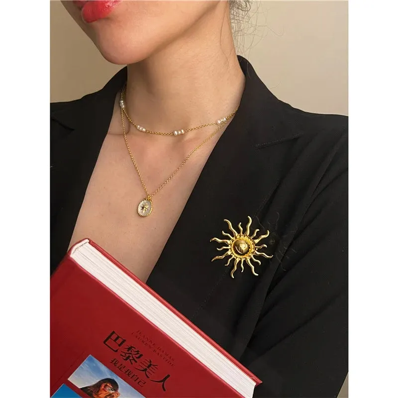 Asil Sequin Brooch Pin