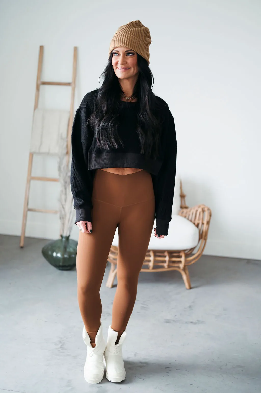 Austin Cropped Knit Sweater