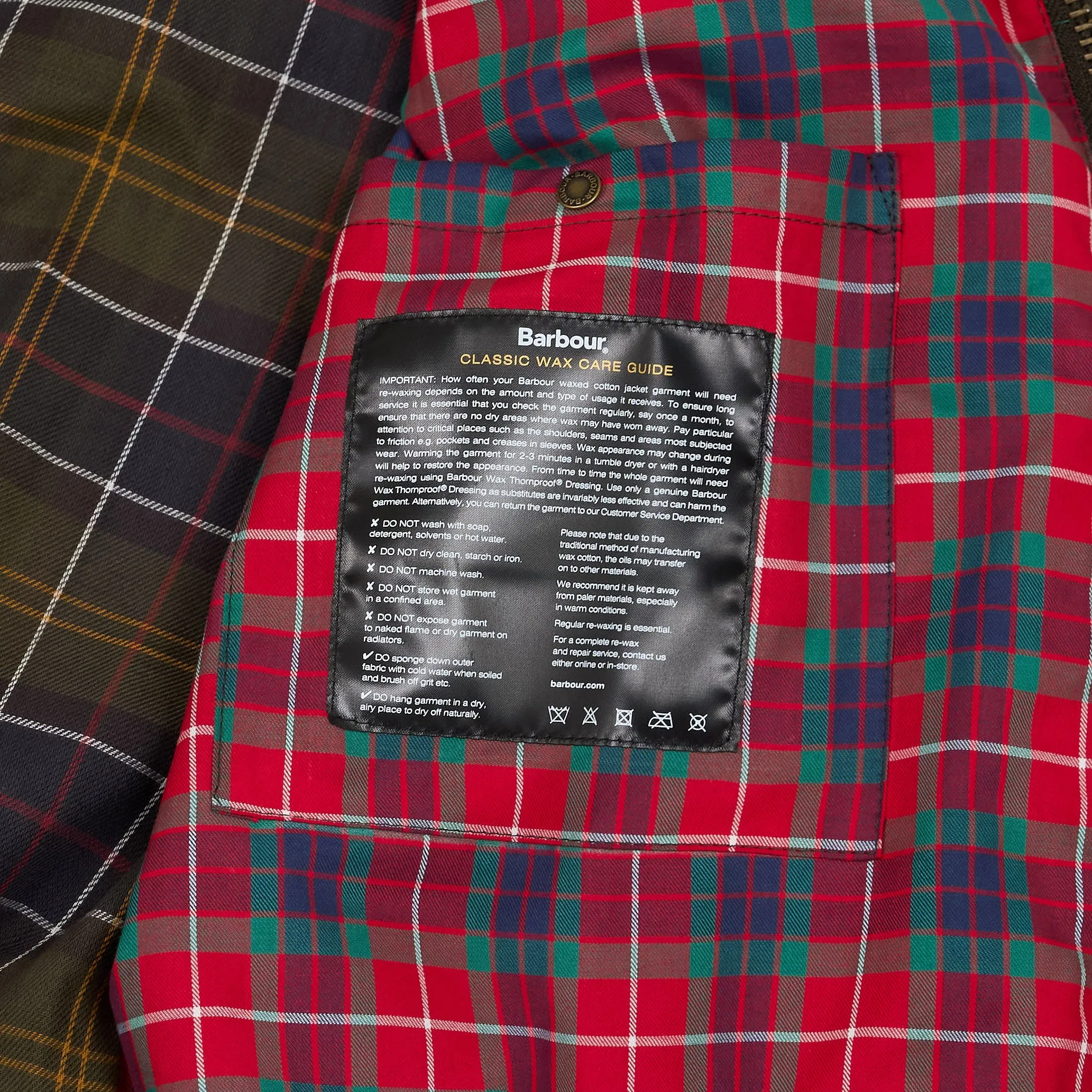 Baracuta x Barbour MA-1 Waxed Cotton Harrington Jacket