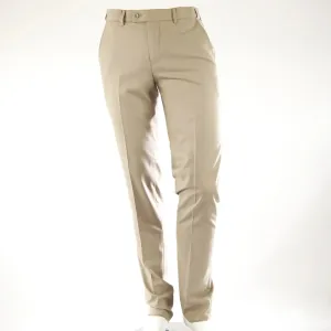 Beige Regular-Fit Pants