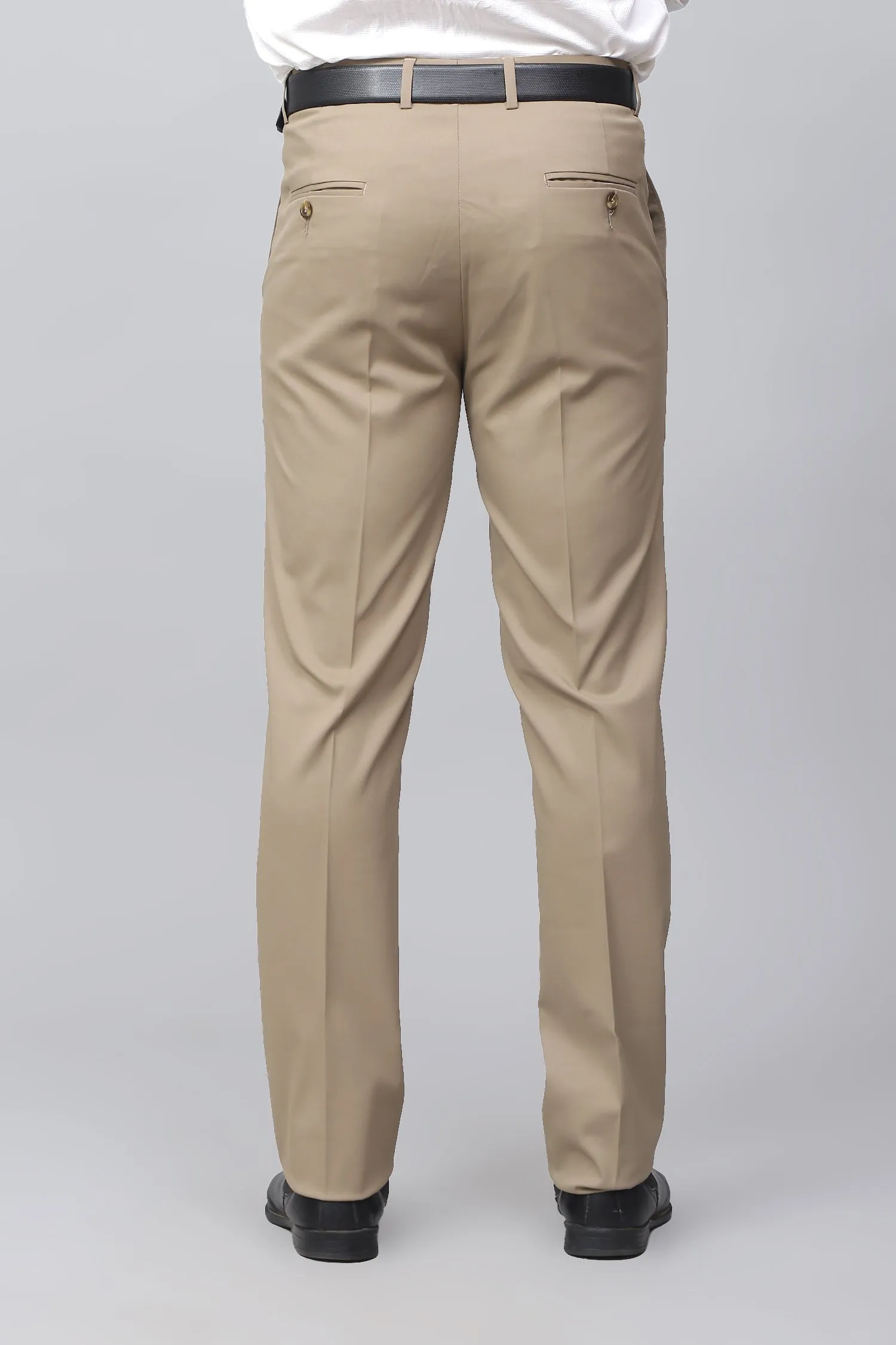 Bluebird Men's Refined Light Latte Business Formal Trousers