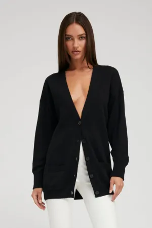 Boyfriend Cardigan in Black