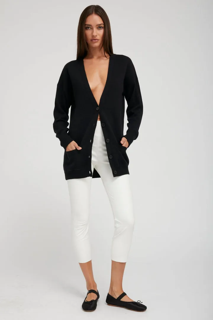 Boyfriend Cardigan in Black