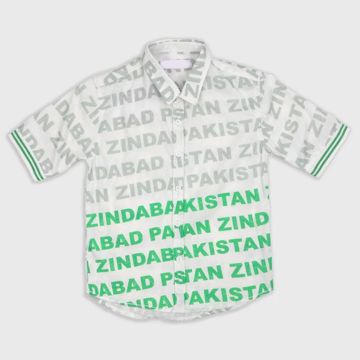 Boys Casual Shirt Zindabad - White