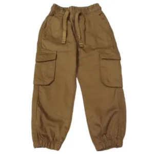 Boys twill trouser-Brown color