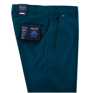 Bruhl Parma B Mover Stretch Cotton Summer Chino Petrol Blue 186190