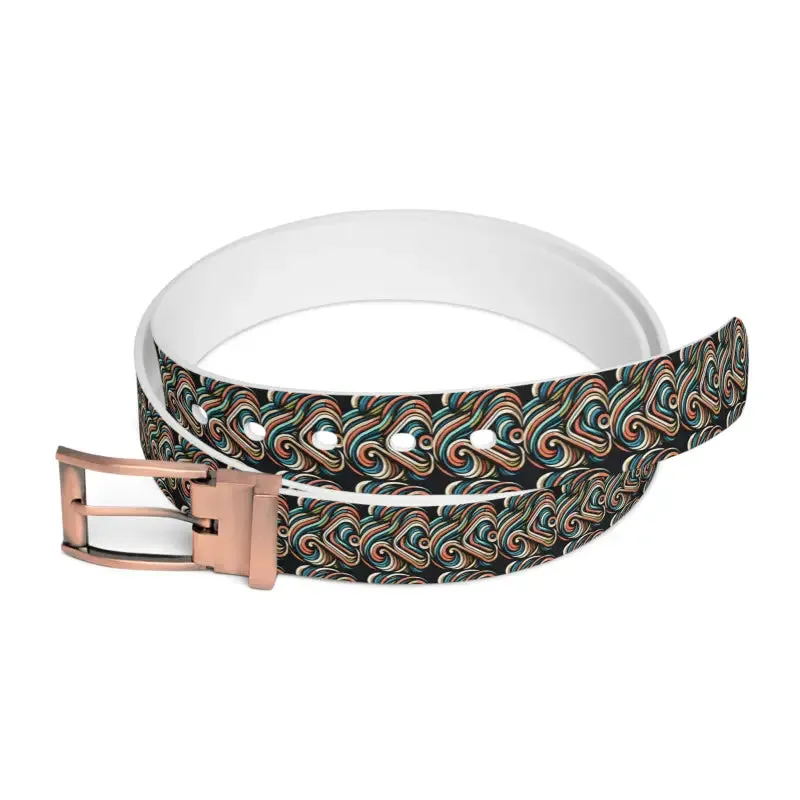 C4 Belt Versatile Buckle Options Leaves Pattern