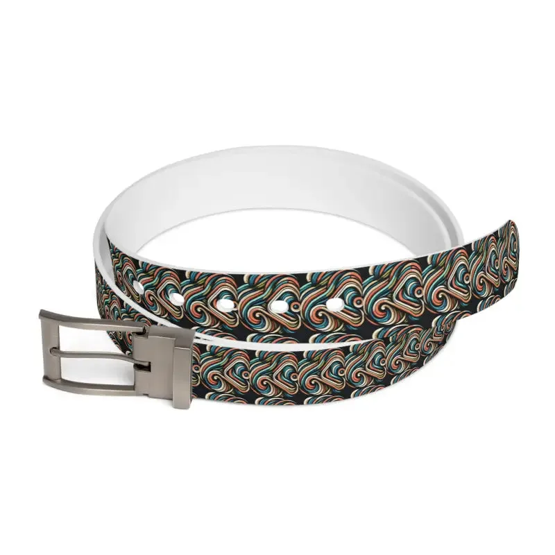 C4 Belt Versatile Buckle Options Leaves Pattern