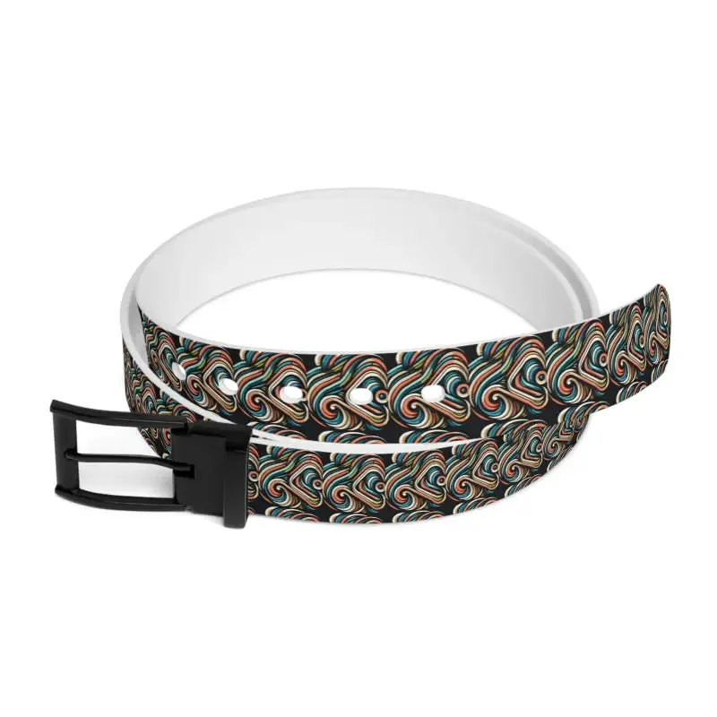 C4 Belt Versatile Buckle Options Leaves Pattern