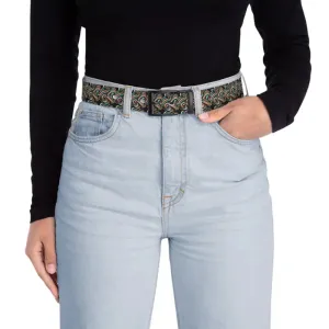 C4 Belt Versatile Buckle Options Leaves Pattern