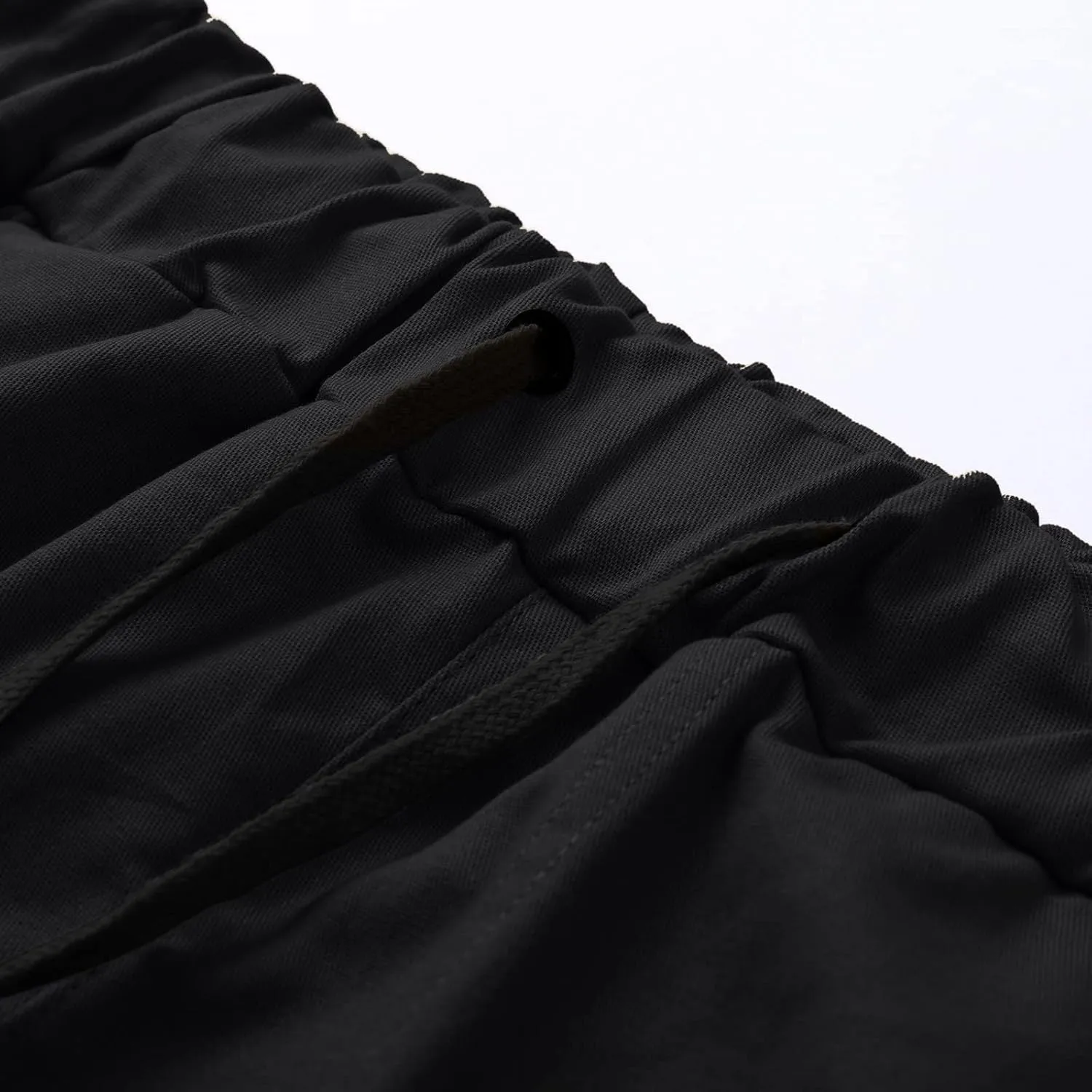 Cargo Harem Pants for Men Slim Fit Elastic Waisted Track Pants Gym Slim Fit Tapered Jpggers Lounge Trousers Trendy