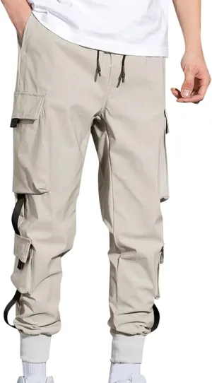 Cargo Pants for Men Big and Tall Fashion Loose Handsome Pocketjeans Pants Tooling Camouflage Pants Men's Heavyweight