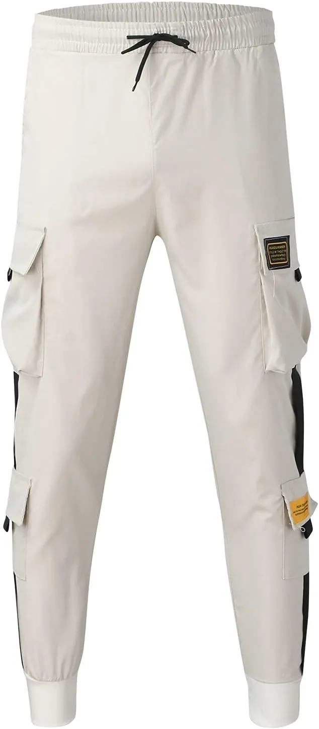 Cargo Pants for Men Big and Tall Fashion Loose Handsome Pocketjeans Pants Tooling Camouflage Pants Men's Heavyweight