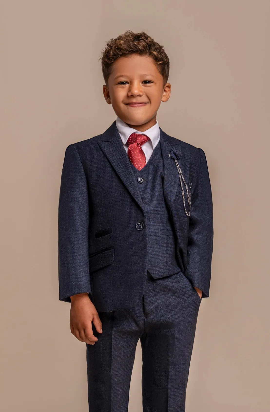 Cavani Boys Caridi Navy Suit