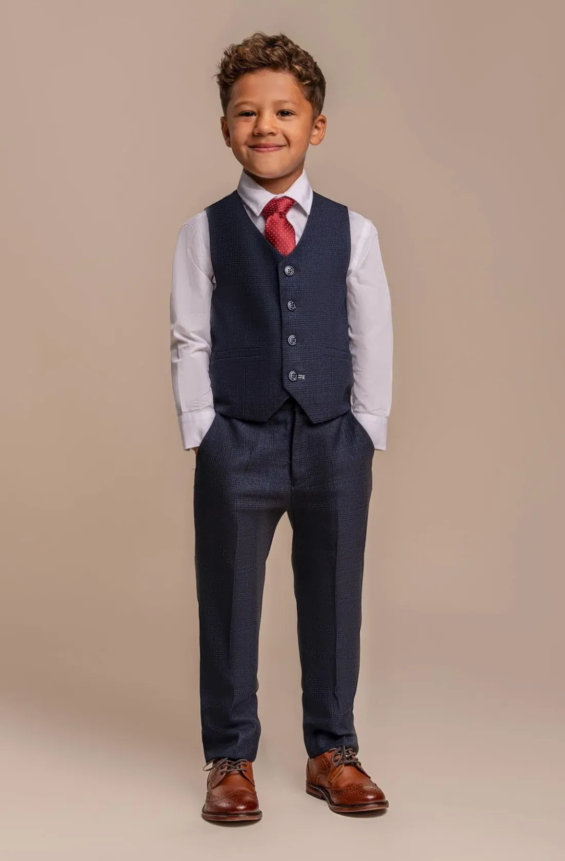 Cavani Boys Caridi Navy Suit