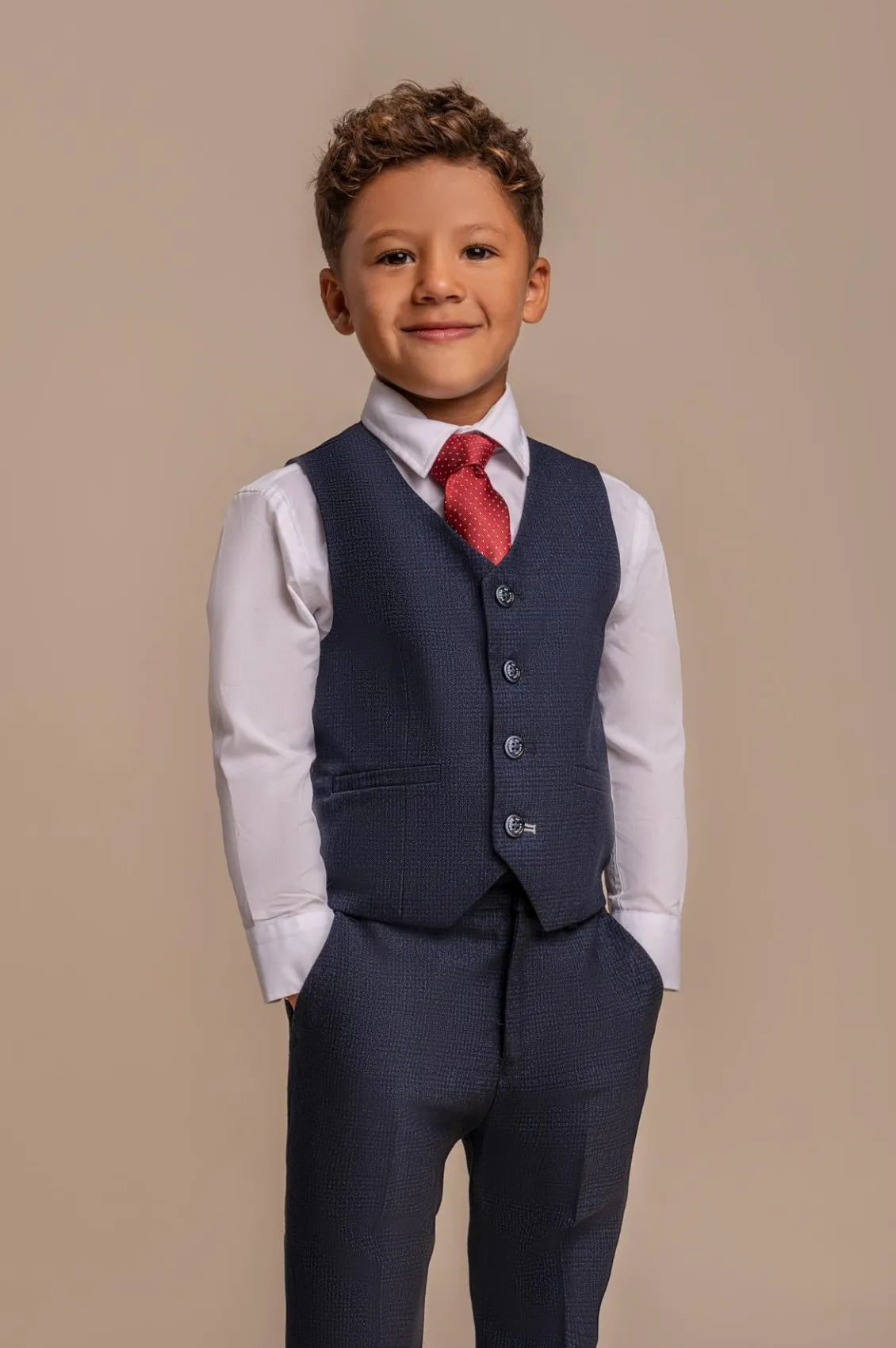 Cavani Boys Caridi Navy Suit