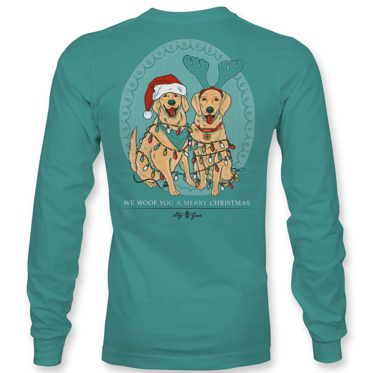 Christmas Lights Dogs - LONG SLEEVE - 13953