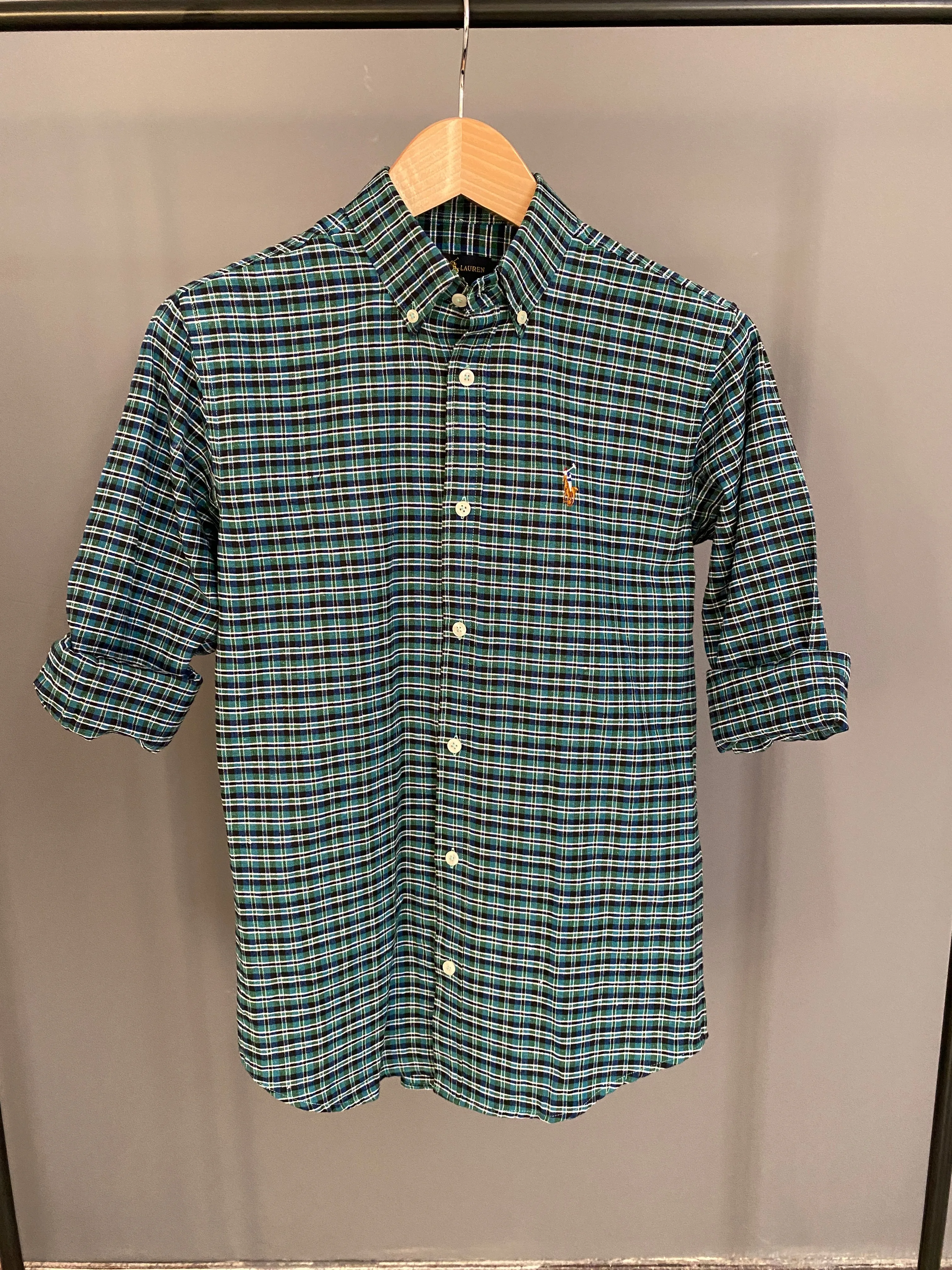 Classic Green Checkers Formal Shirt