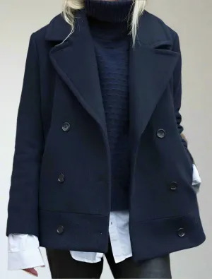 DAGMAR Wool Peacoat UK10