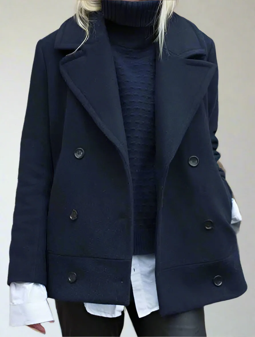DAGMAR Wool Peacoat UK10