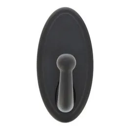 Decorative Hook, Bronze, Oval, Holds 15-Lbs.