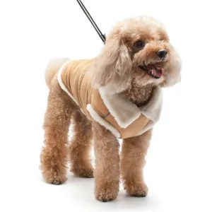 FURRY RUNNER BROWN DOG COAT