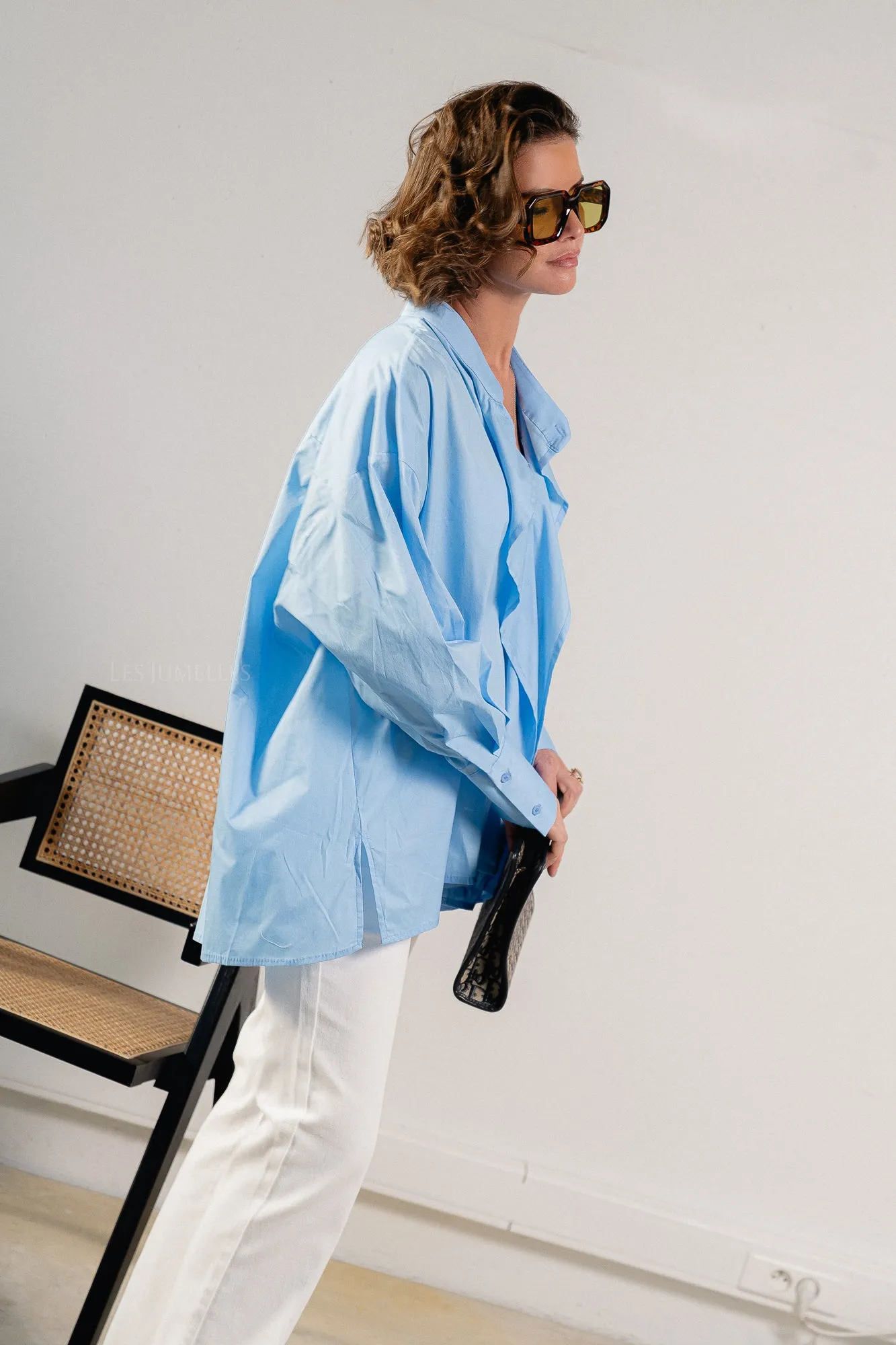Gabrielle shirt baby blue