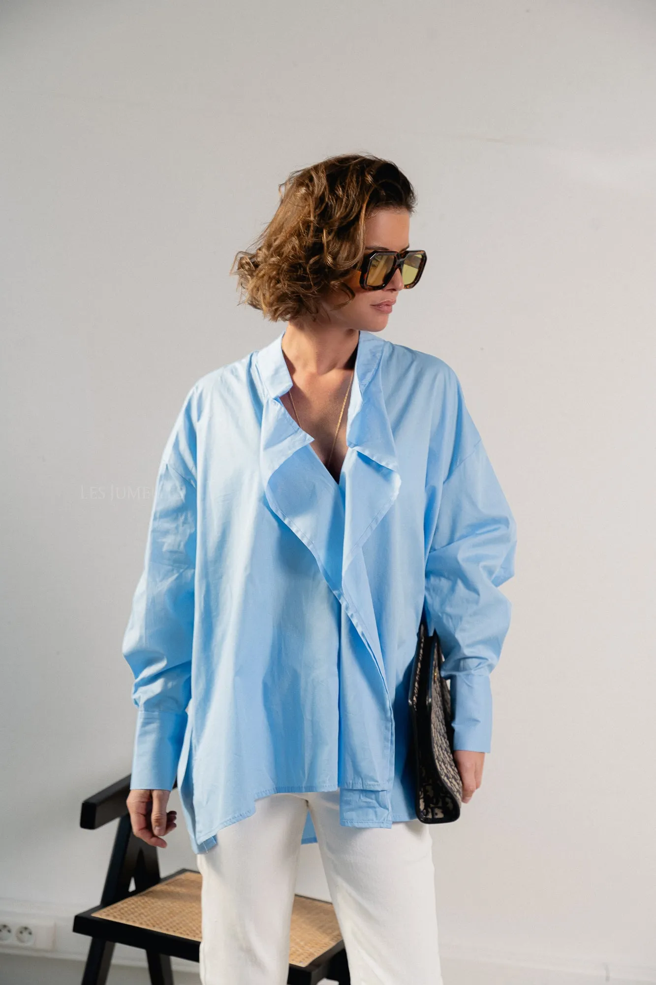 Gabrielle shirt baby blue