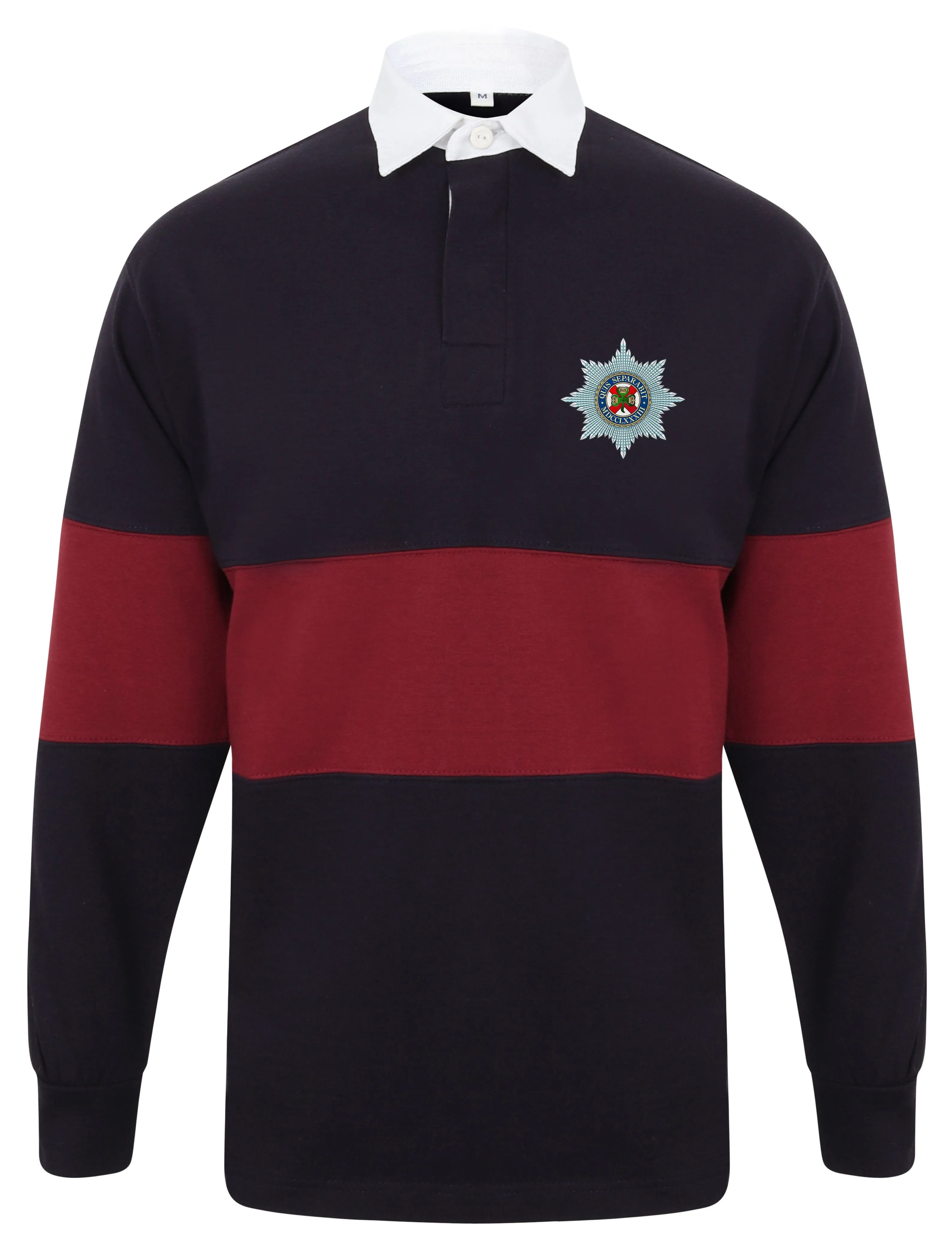 Irish Guards Panelled Rugby Shirt