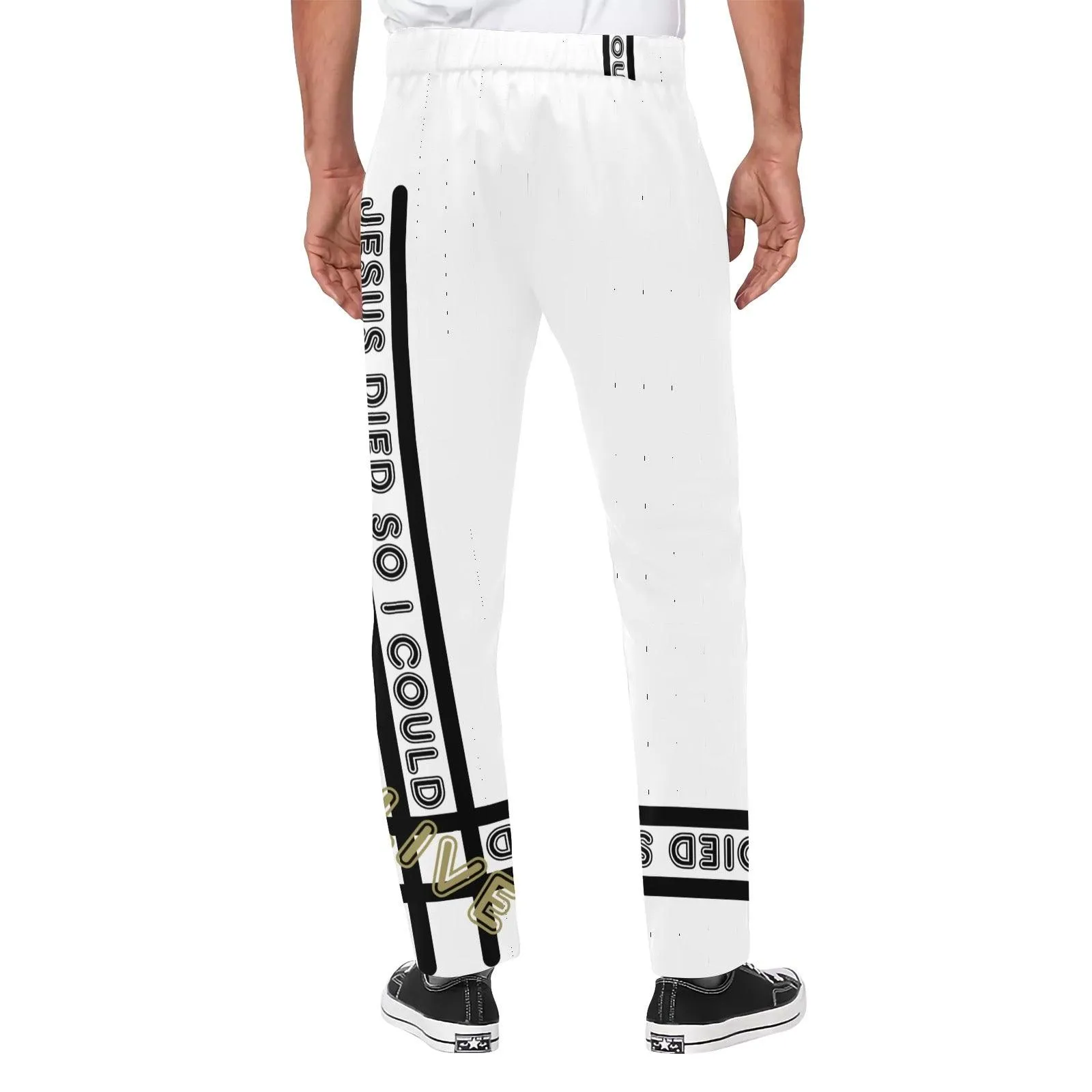 Jesus Died Urban Man Casual Trousers