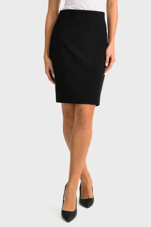 Joseph Ribkoff Classic Short Pencil Skirt in Black 153071