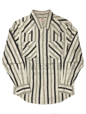 Levis 857450151 Mens Classic Western Standard Fit Shirt Arlo Stripe Cloud Dancer