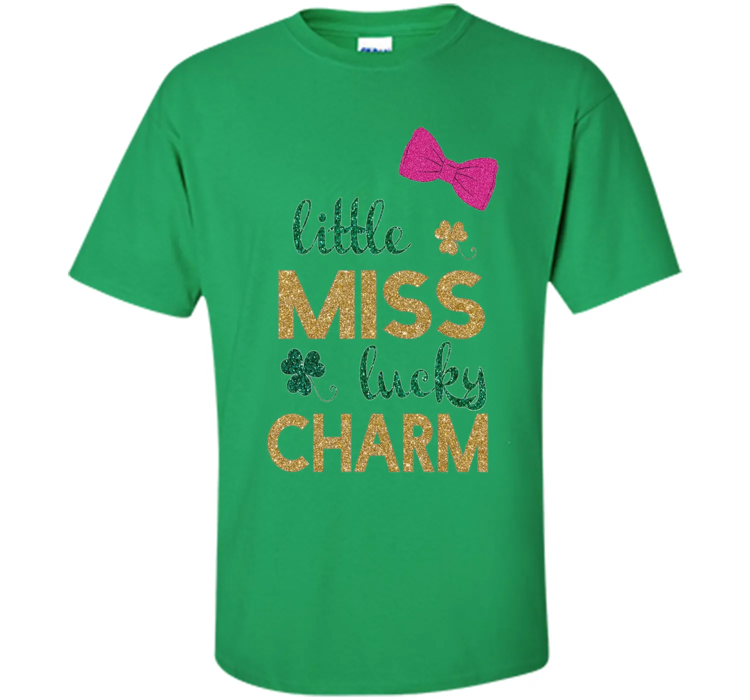 Little miss lucky charm st. patrick's day shirts for girls