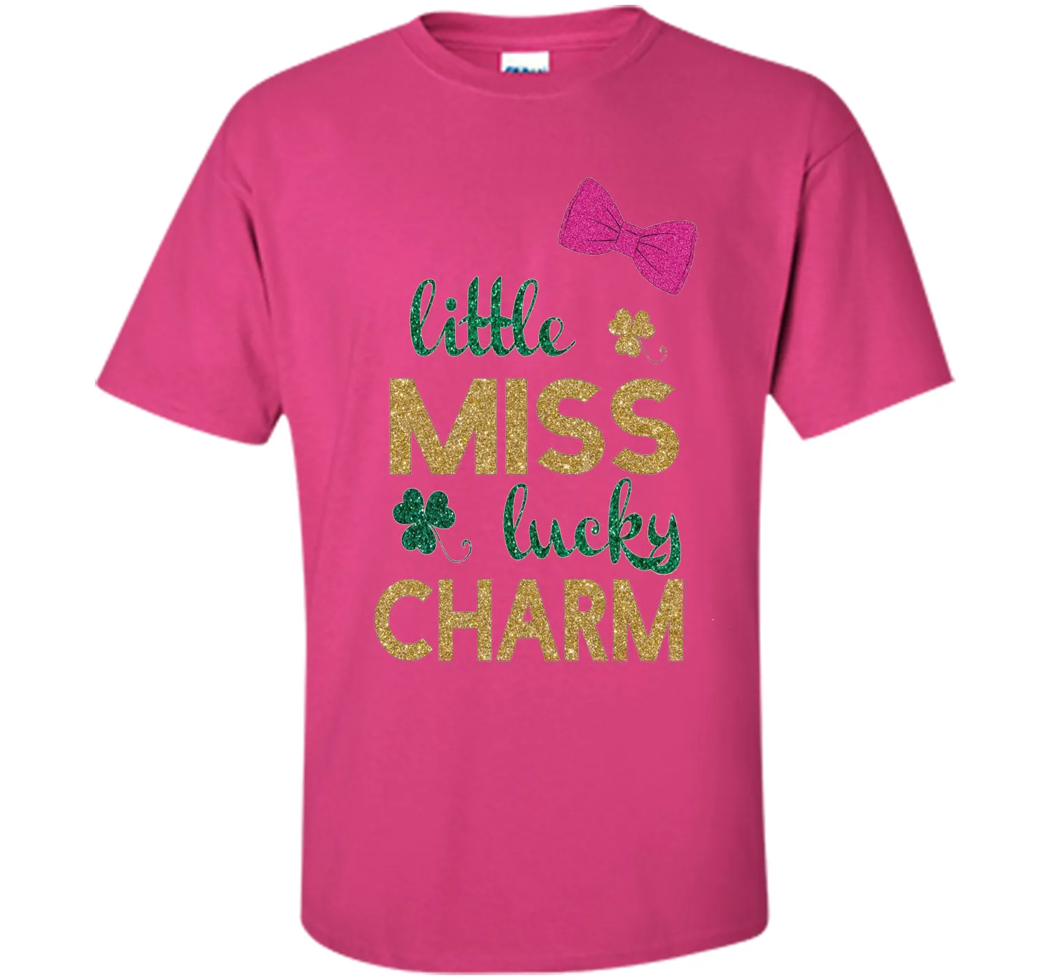 Little miss lucky charm st. patrick's day shirts for girls