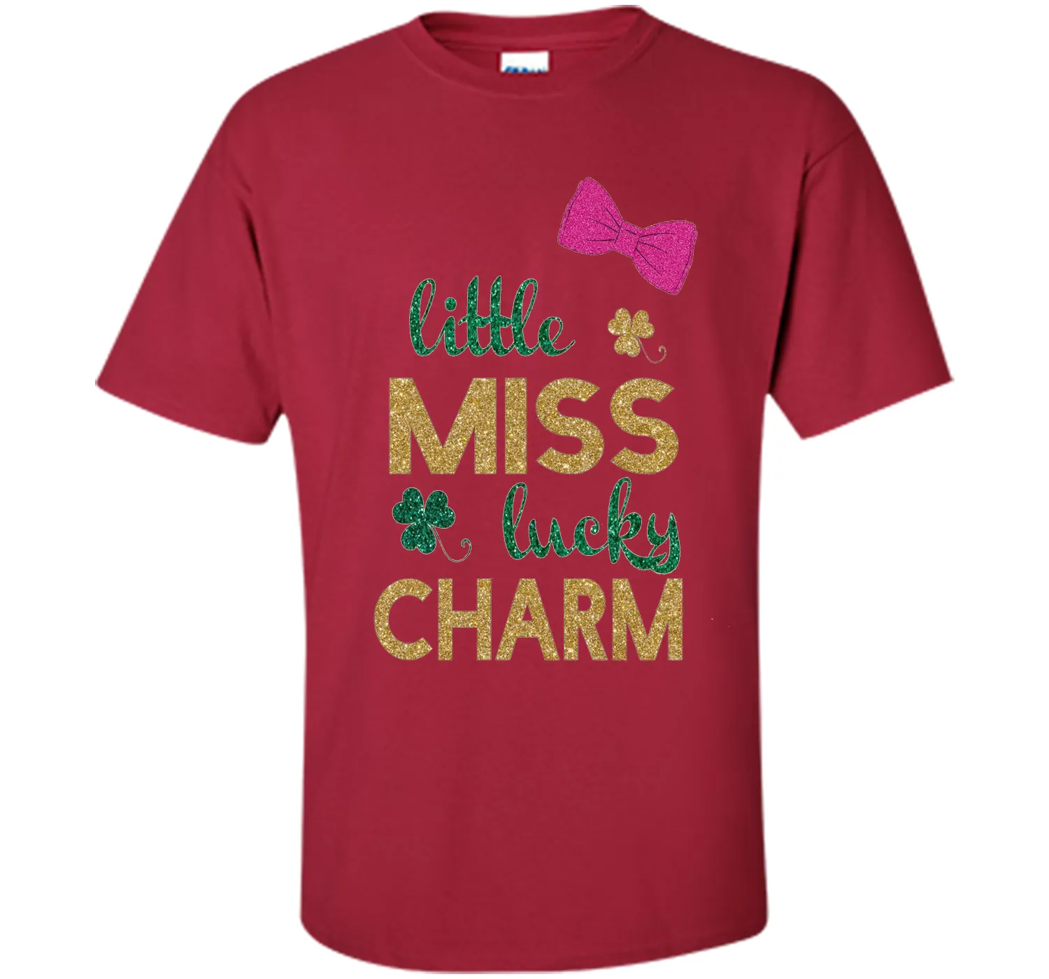Little miss lucky charm st. patrick's day shirts for girls