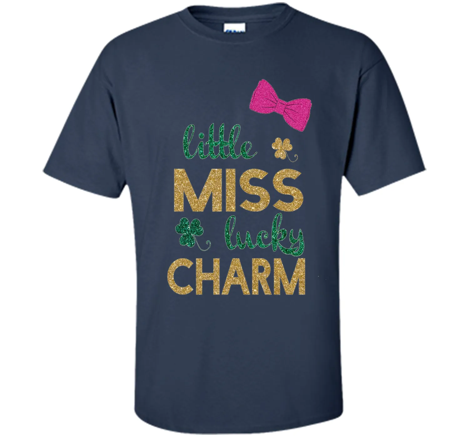 Little miss lucky charm st. patrick's day shirts for girls