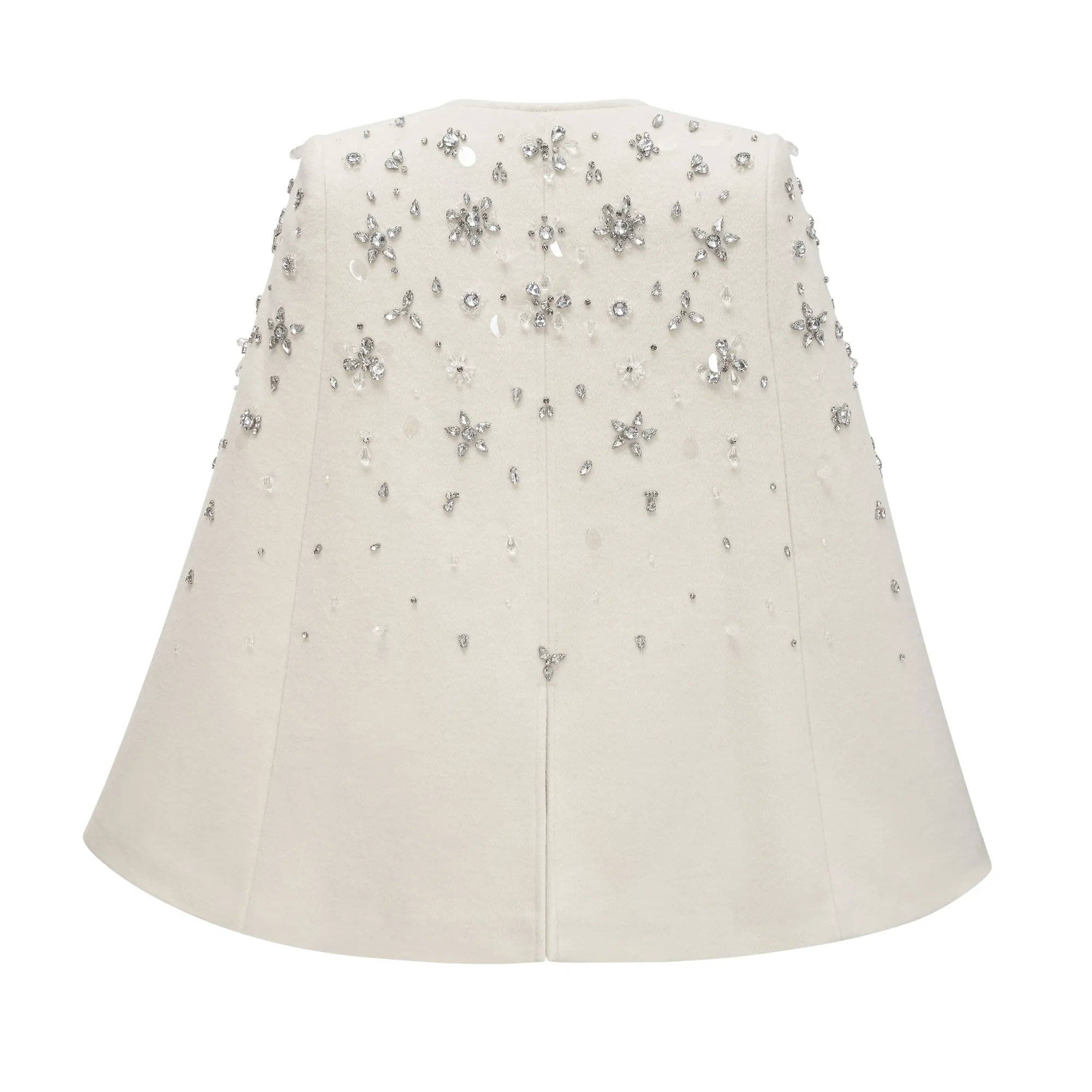 lonore embellished cape-design jacket