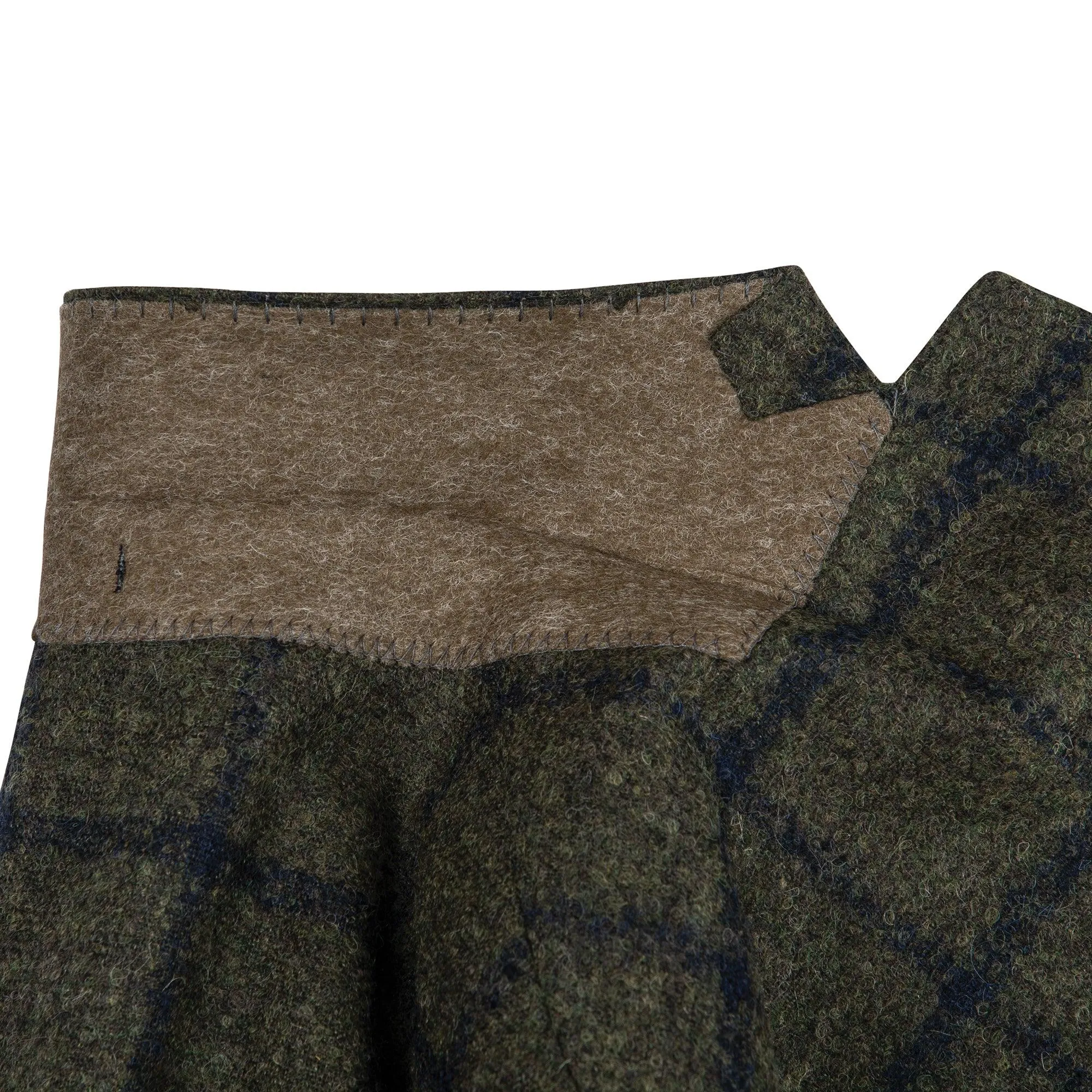 Loro Piana Olive/Collegiate Blue Windowpane Sport Coat