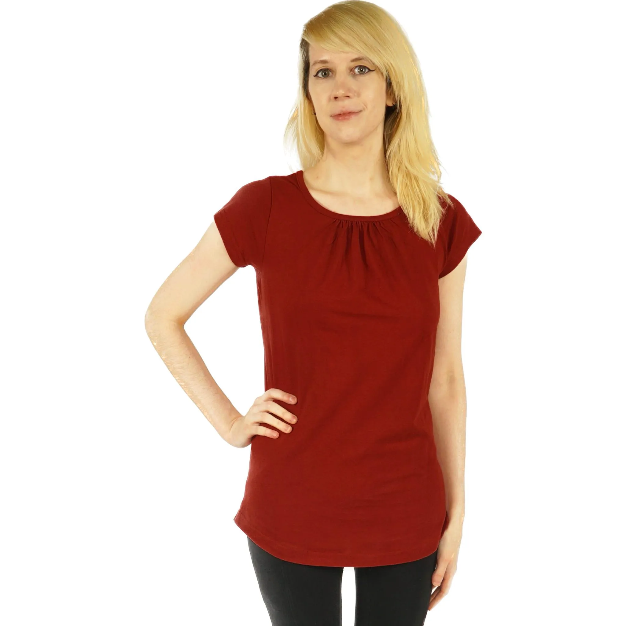 Maroon Ida Top [FINAL SALE]