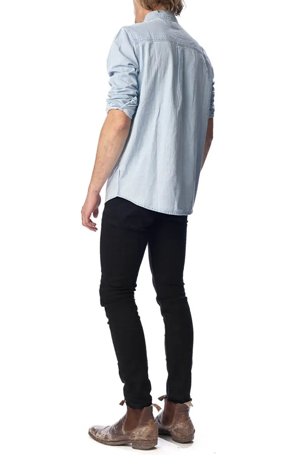 Men At Work L/S Shirt - Bleach