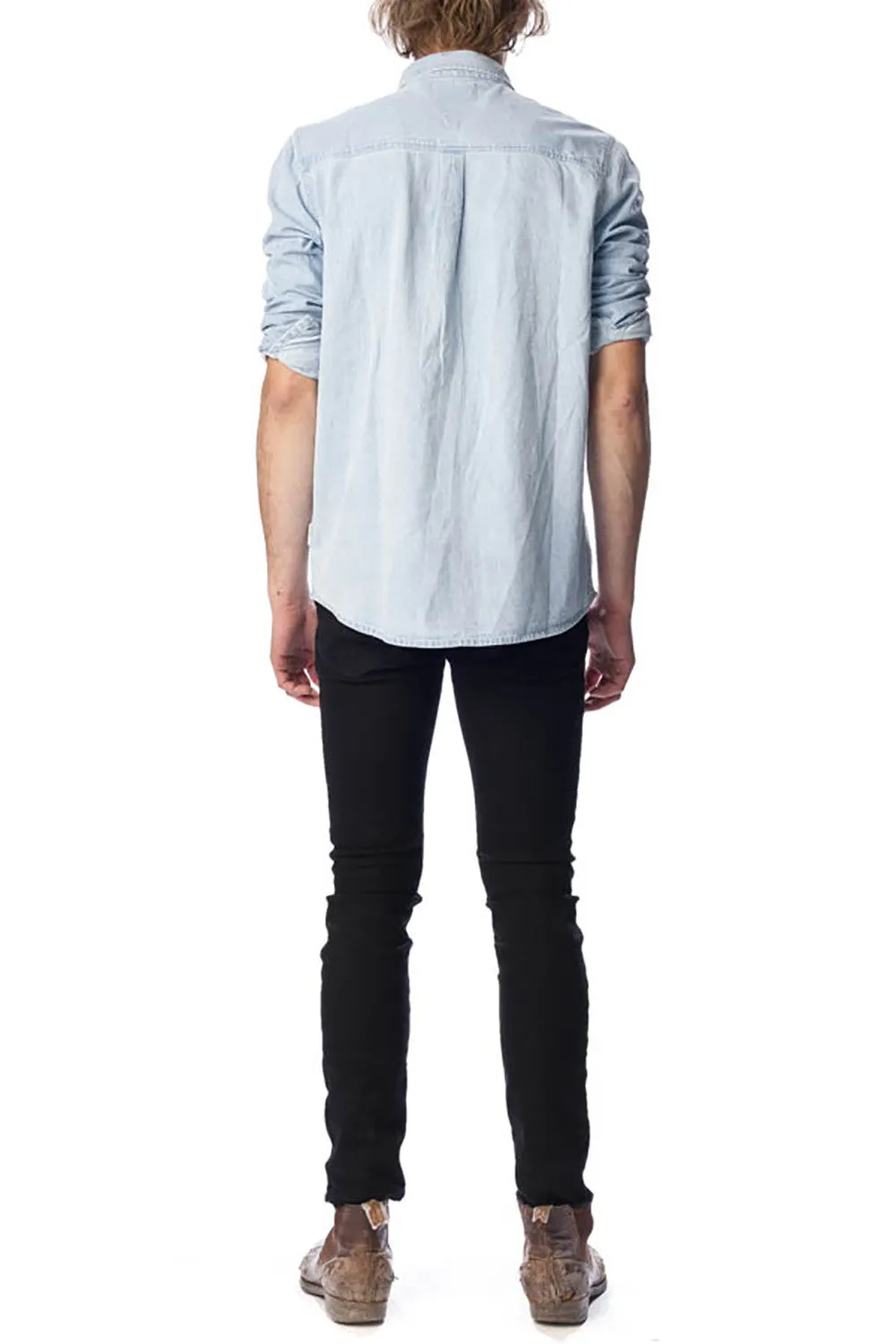Men At Work L/S Shirt - Bleach
