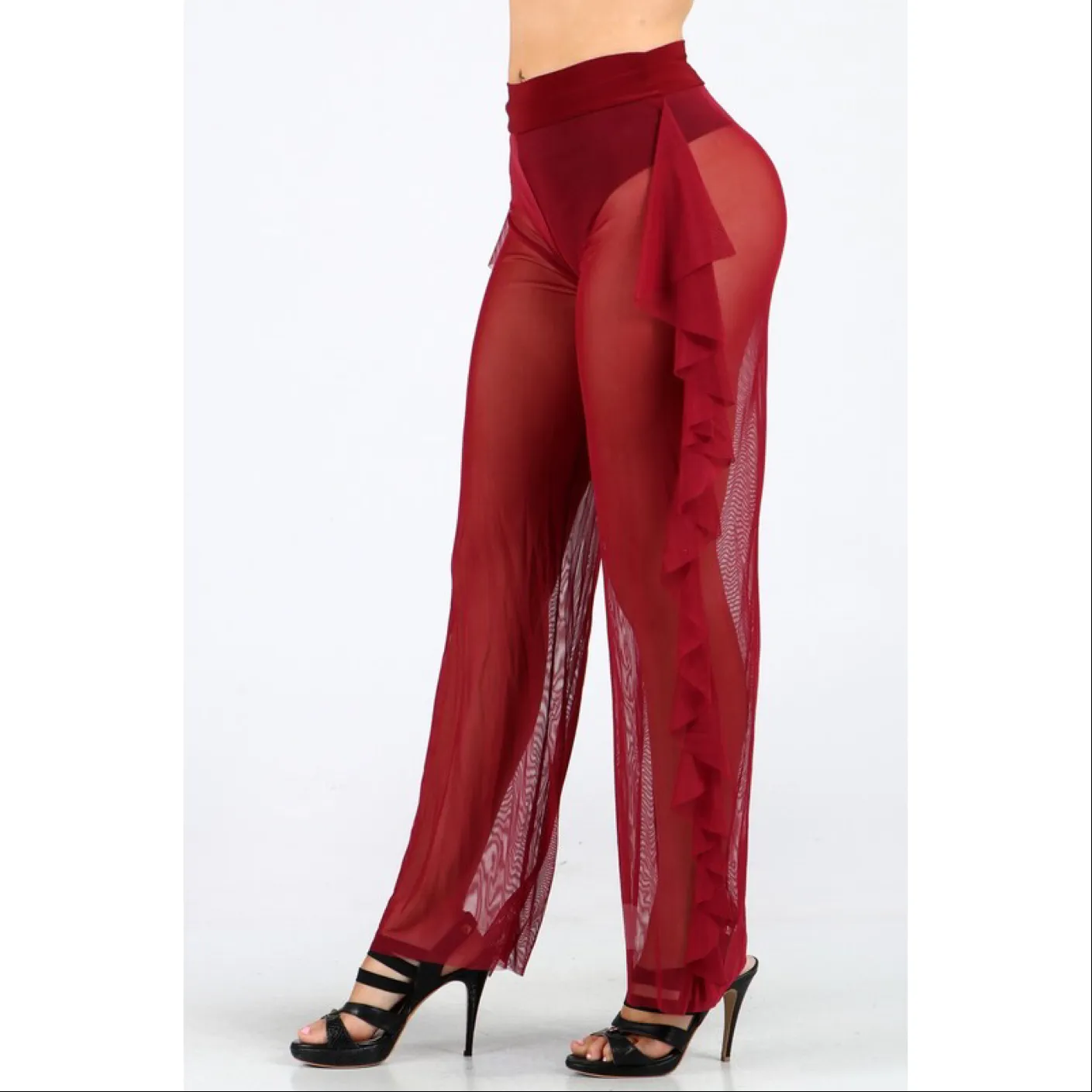 👖Mesh Ruffle Pants 👖