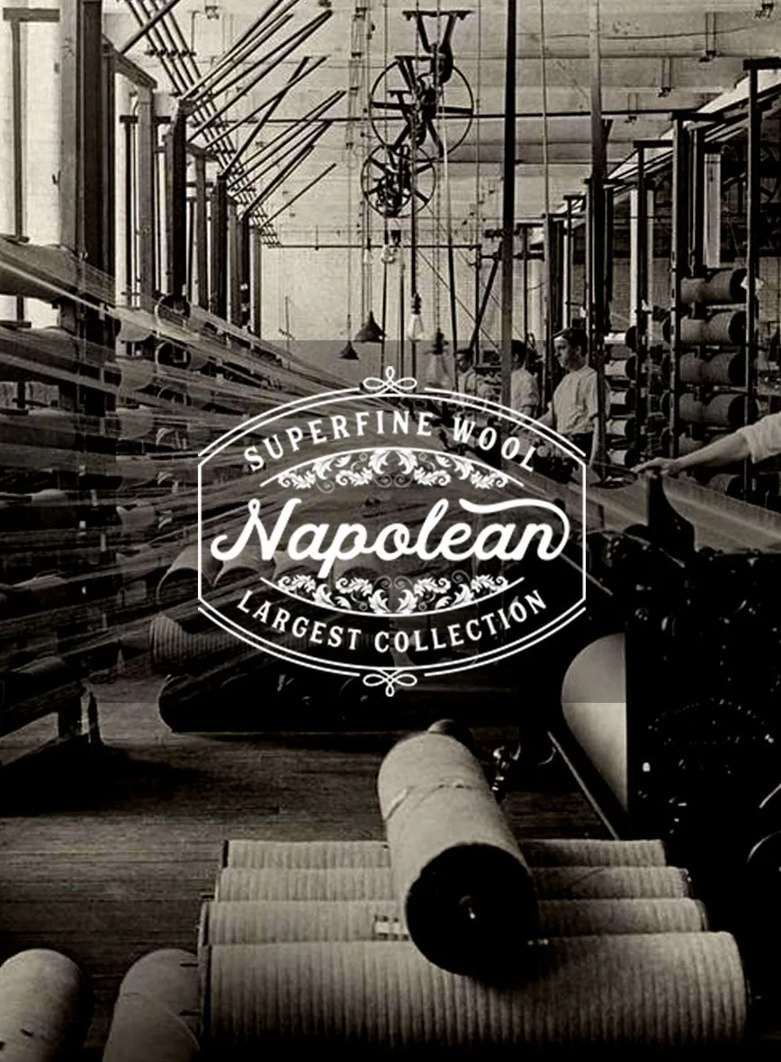 Napolean Gisde Glen Brown Wool Suit